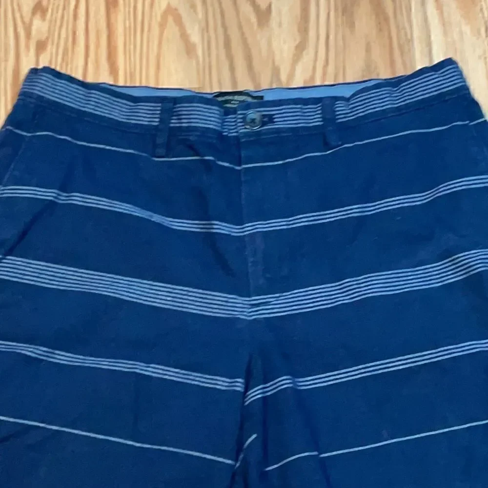 Banana Republic Emerson Short flat front navy
